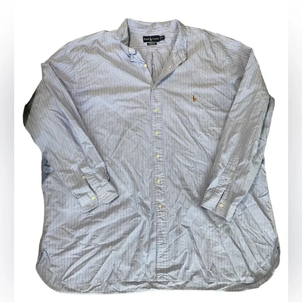 Vintage Ralph Lauren Striped Dress Shirt